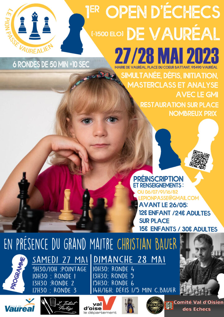 L'Open d'échecs de Vauréal 2023